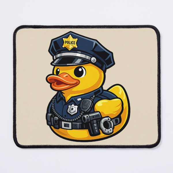 Item preview, Funny Police Rubber Duck Cartoon Policeman Duck designed and sold by BROHLine Studio.
