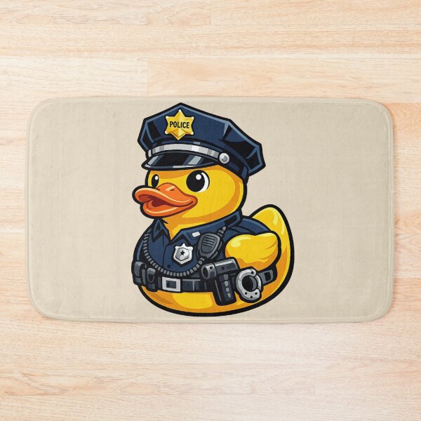 Item preview, Funny Police Rubber Duck Cartoon Policeman Duck designed and sold by BROHLine Studio.