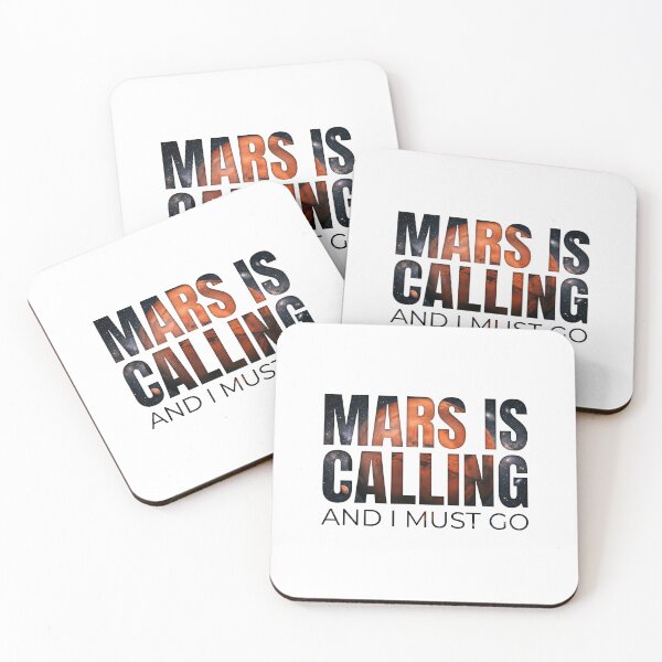 Item preview, Mars Is Calling And I Must Go Red Planet Space designed and sold by Fenay Designs.