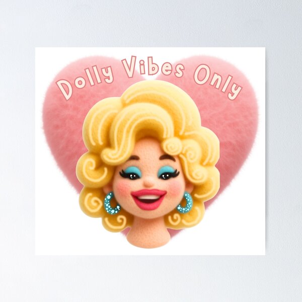 Item preview, Dolly Vibes Only designed and sold by MsBrillMakes.