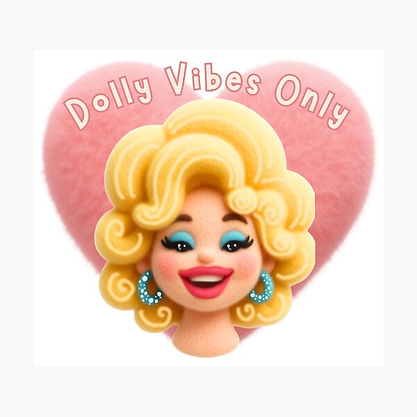 Item preview, Dolly Vibes Only designed and sold by MsBrillMakes.