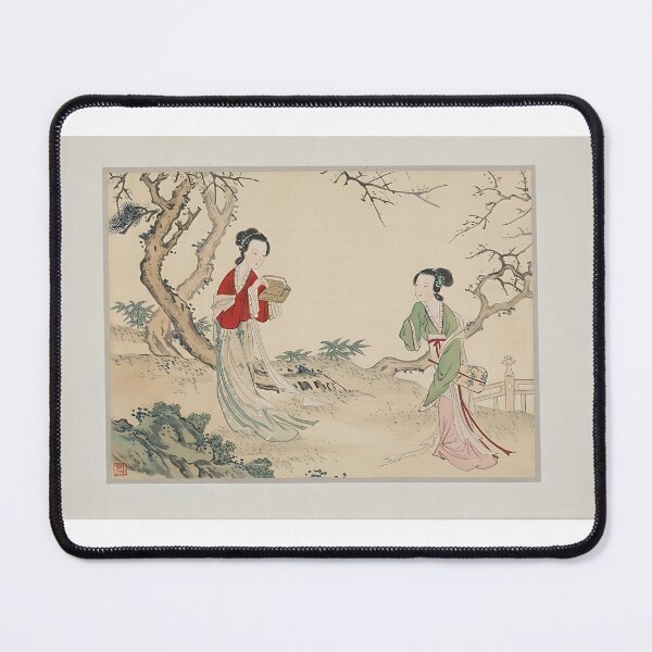 Item preview, Two Ladies in Foreground of Landscape designed and sold by Paper & Pine .