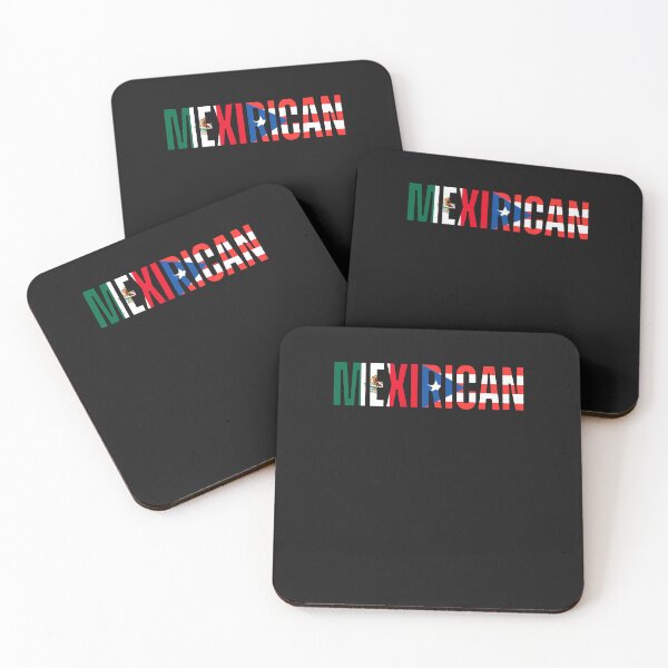 Item preview, Mexico and Puerto Rico flag Mexirican roots hispanic heritage designed and sold by erozzz.