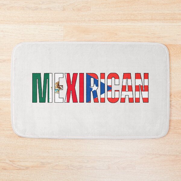 Item preview, Mexico and Puerto Rico flag Mexirican roots hispanic heritage designed and sold by erozzz.