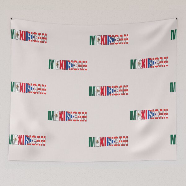 Item preview, Mexico and Puerto Rico flag Mexirican roots hispanic heritage designed and sold by erozzz.