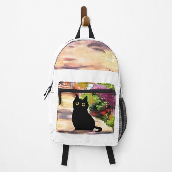 Item preview, Cat in Monet's Garden  designed and sold by PurrfectHome.