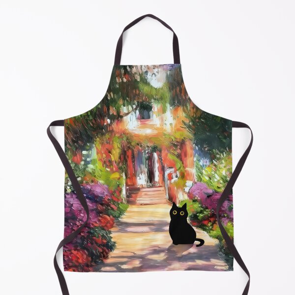 Item preview, Cat in Monet's Garden  designed and sold by PurrfectHome.