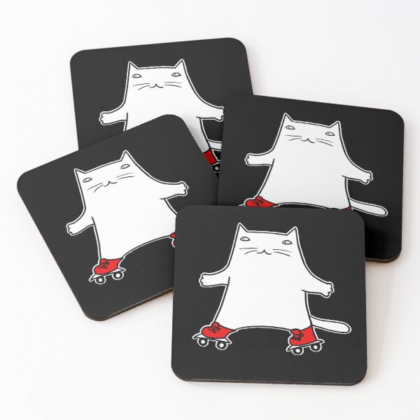 Item preview, Roller skater cat designed and sold by eri-morie.
