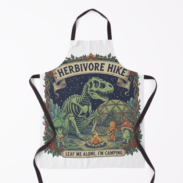 Item preview, Herbivore Camping Vegan Vegetarian Outdoors Starry Night designed and sold by petalandarmour.