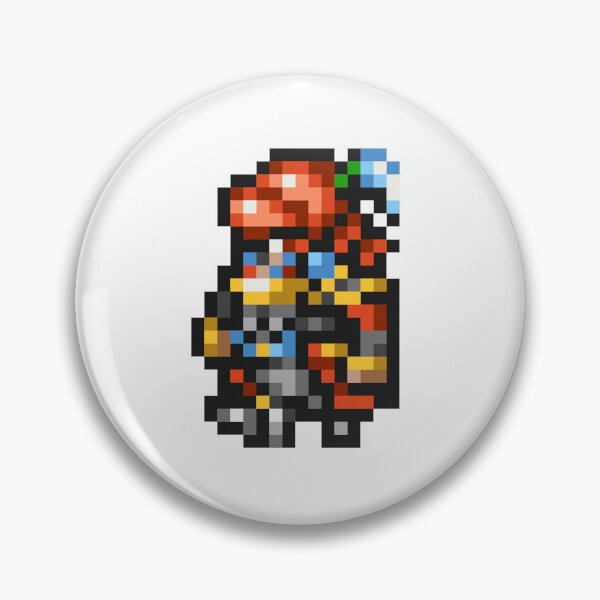 Item preview, Gilgamesh (FFV) - Legendary Swordsman (Pixel Art) designed and sold by Pixel Fantasy.
