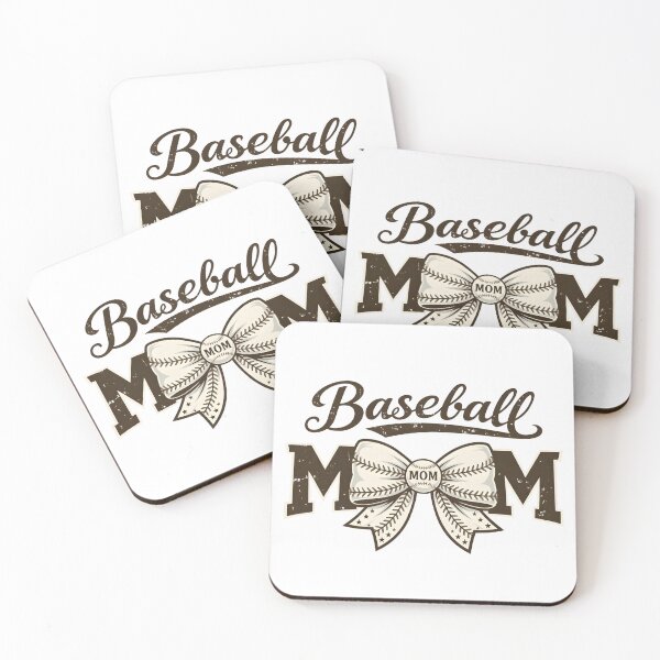 Item preview, Vintage Brown Baseball Mom Coquette Bow designed and sold by DizzyShirts1.