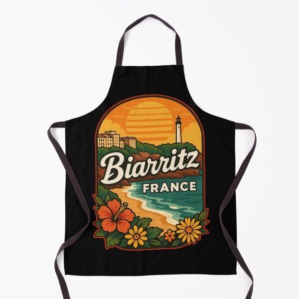 Item preview, Biarritz France Retro Travel designed and sold by TomFrontierArt.