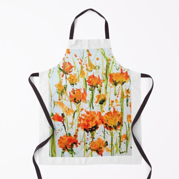 Item preview, Orange Flowers designed and sold by Pebbles on the Beach.