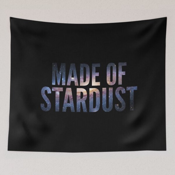 Item preview, Made Of Stardust Galaxy Typography Space Cosmos designed and sold by Fenay Designs.