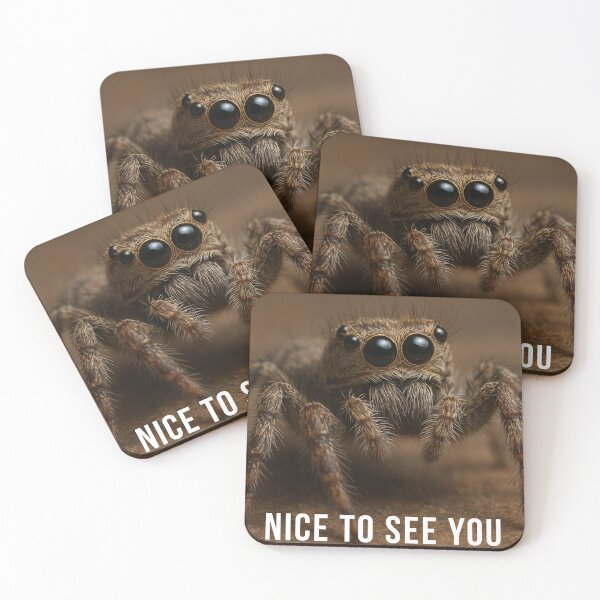Item preview, Nice to See You – Cute Jumping Spider Close-Up designed and sold by Karszul.