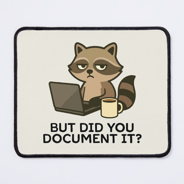 Item preview, But Did You Document It? Funny Raccoon designed and sold by BrownHorse90s.