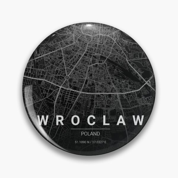 Item preview, Wroclaw Map Print | Minimalist Noir City Map | Wroclaw Wall Art Poster designed and sold by Lovely Maps.