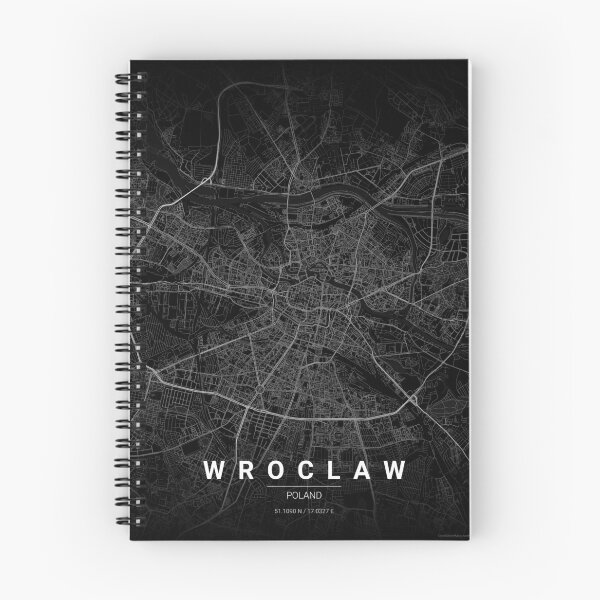 Item preview, Wroclaw Map Print | Minimalist Noir City Map | Wroclaw Wall Art Poster designed and sold by Lovely Maps.