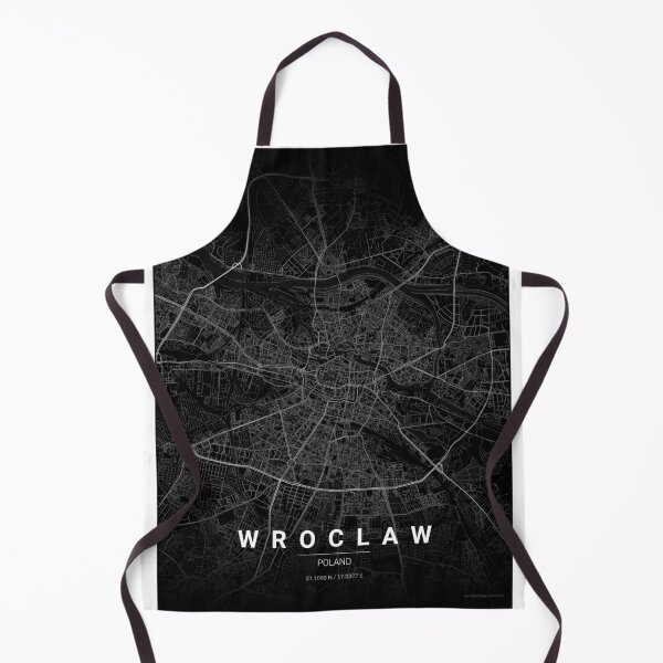 Item preview, Wroclaw Map Print | Minimalist Noir City Map | Wroclaw Wall Art Poster designed and sold by Lovely Maps.