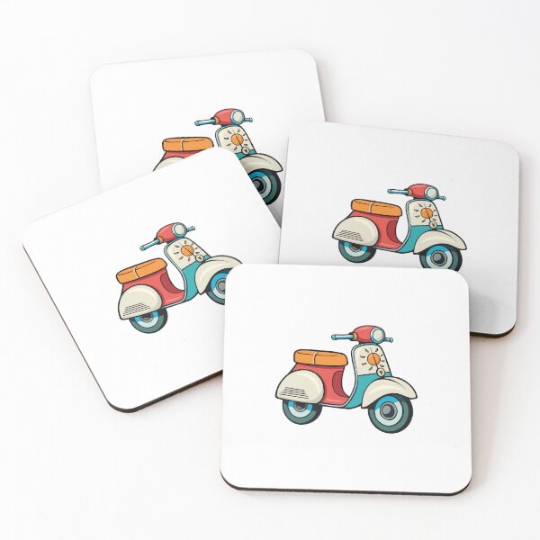 Item preview, summer vespa designed and sold by boosterdoodle.