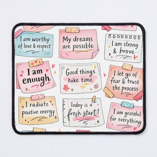 Item preview, Positive Affirmations Sticky Notes designed and sold by RedSwagStore.