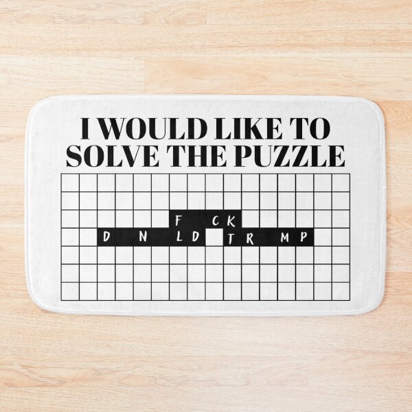 Item preview, I Would Like To Solve The Puzzle Funny Political Satire designed and sold by tarzbol.
