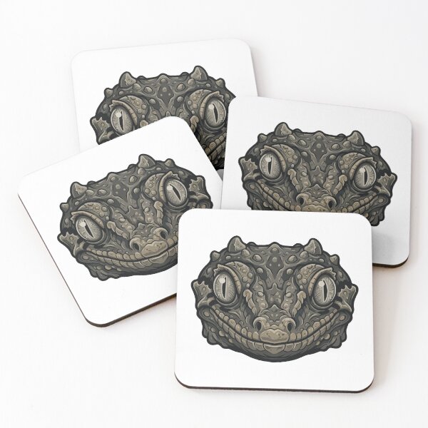 Item preview, The Stone Judge Grumpy Gargoyle Gecko Stare designed and sold by Petzzz.