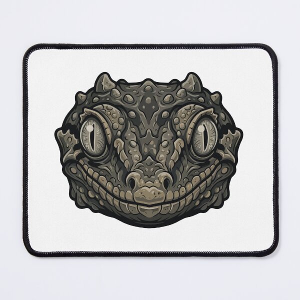 Item preview, The Stone Judge Grumpy Gargoyle Gecko Stare designed and sold by Petzzz.