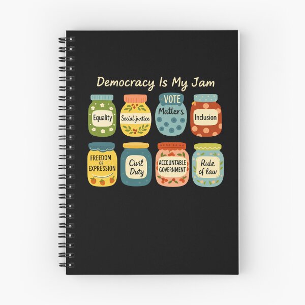 Item preview, Democracy Is My Jam Vote Matters Equality Art designed and sold by margamPagenberg.