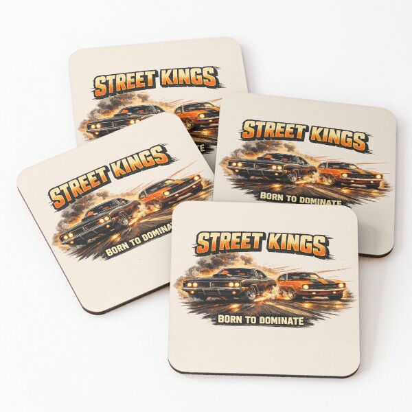 Item preview, Street Kings Classic Muscle Car Racing designed and sold by Retro Arabica.