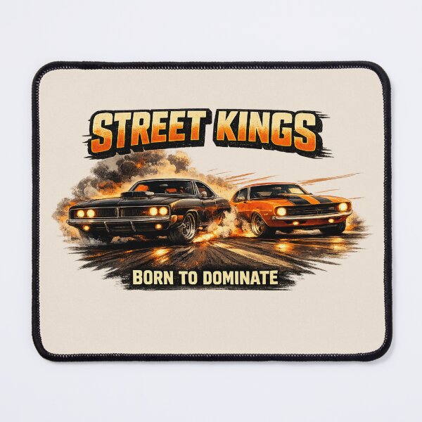 Item preview, Street Kings Classic Muscle Car Racing designed and sold by Retro Arabica.