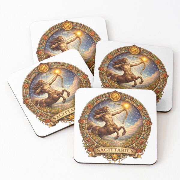 Item preview, Sagittarius Zodiac Archer – Mystic Centaur Astrology Art designed and sold by Karszul.