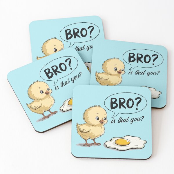 Item preview, Bro Is That You? Fried Egg Funny Chick Dark Humor designed and sold by BrownHorse90s.