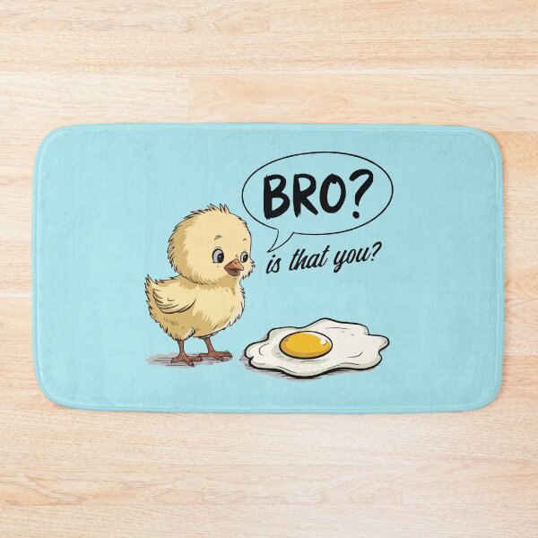 Item preview, Bro Is That You? Fried Egg Funny Chick Dark Humor designed and sold by BrownHorse90s.
