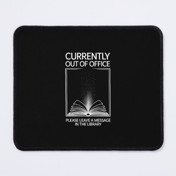 Item preview, Out of Office Please Leave a Message in the Library designed and sold by MagicWander.