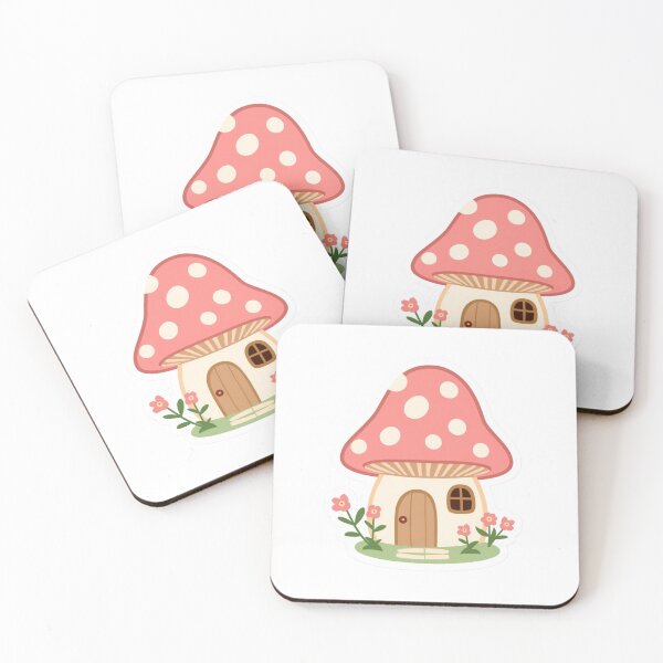 Item preview, Mushroom Cottage Sticker — Cottagecore Aesthetic Decal for Laptop, Journal & Tumbler designed and sold by Stick_It_With_Love.