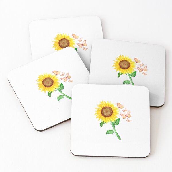 Item preview, Sunny Sunflower with Butterflies designed and sold by AchraffPrint.