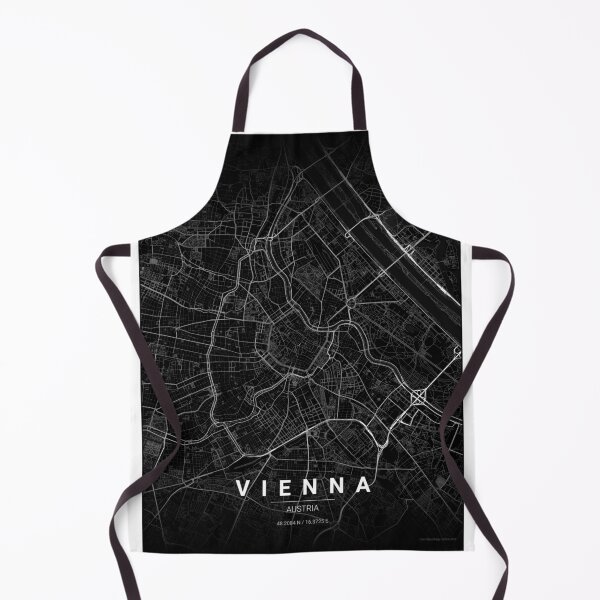 Item preview, Vienna Map Print | Minimalist Noir City Map | Vienna Wall Art Poster designed and sold by Lovely Maps.