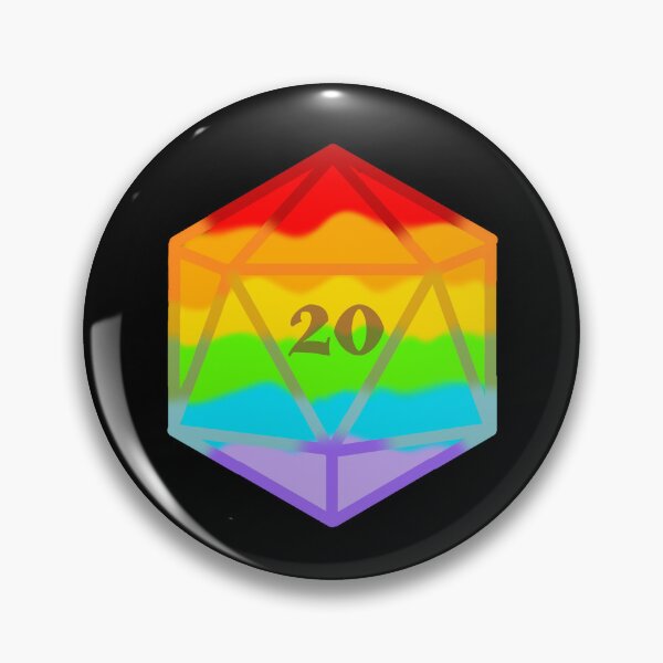 Item preview, Rainbow D20 dice with numbers designed and sold by Ellaphantd3sign.