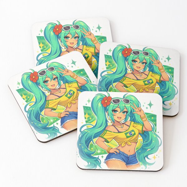 Item preview, Hatsuno Miku Brazil designed and sold by FlowStickersBR.