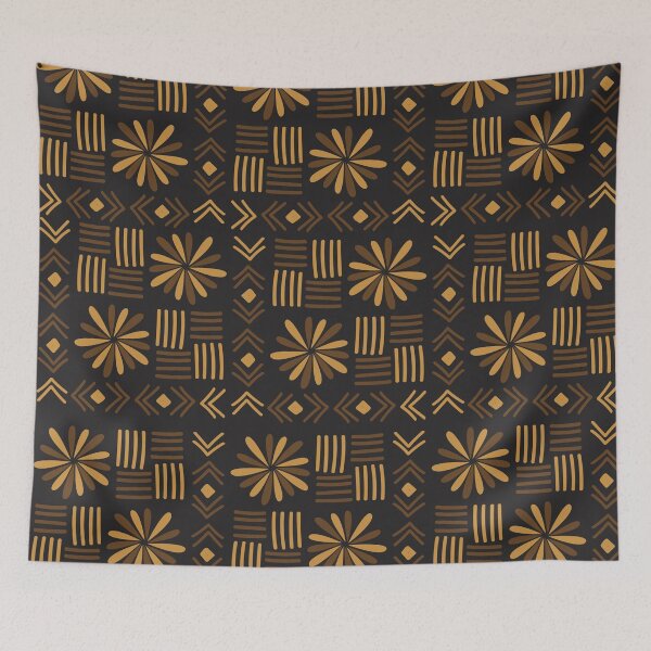 Item preview, Malian Earth Fabric: Ethnic Design Sienna Earth designed and sold by Wolagno.