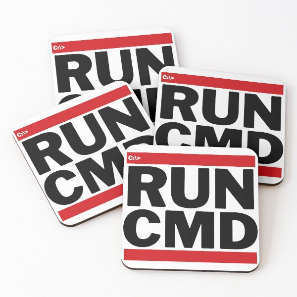 Item preview, Run CMD – Geeky Programmer Parody designed and sold by masked-mumbler.