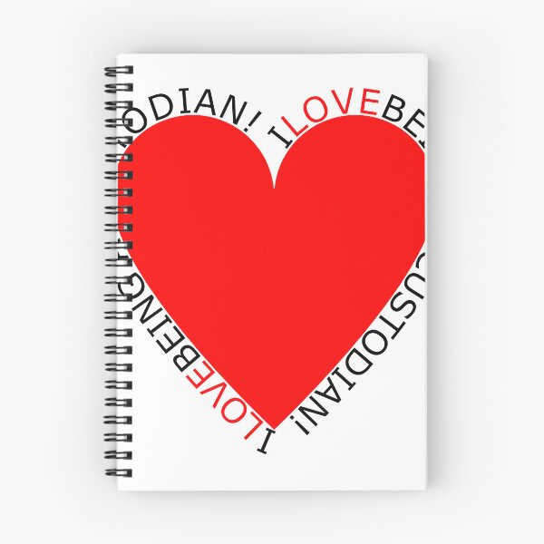 Item preview, I Love Being A Custodian designed and sold by TheIconSmith.