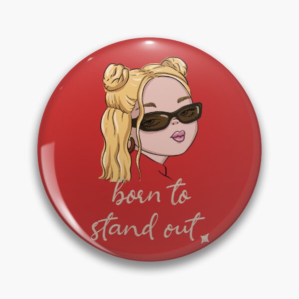 Item preview, Born to stand out retro funny girl graphic shirt designed and sold by art-injoy.