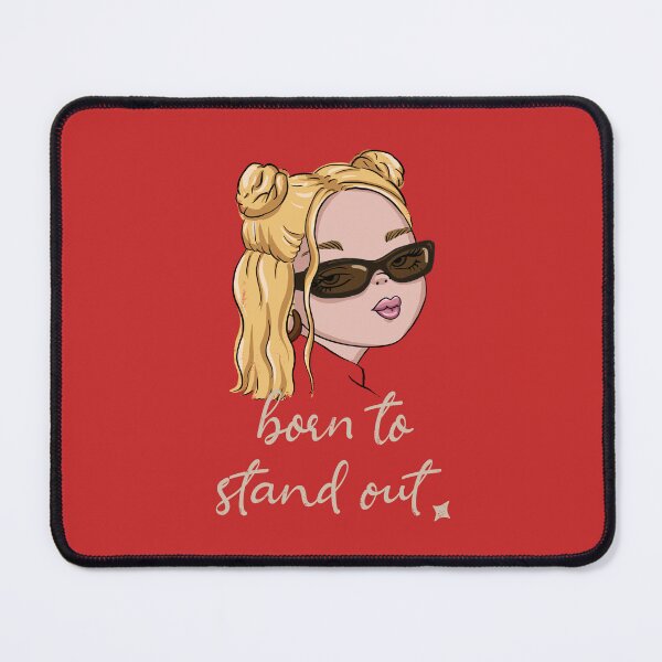 Item preview, Born to stand out retro funny girl graphic shirt designed and sold by art-injoy.