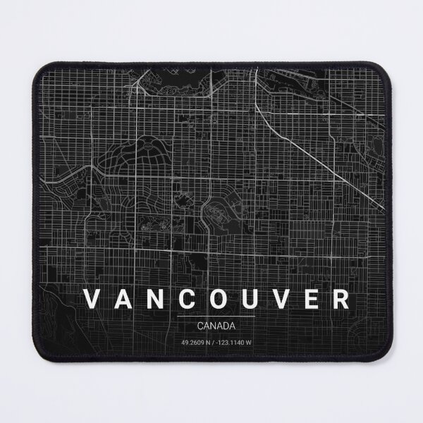 Item preview, Vancouver, Canada — Minimalist Street Map | Vancouver Wall Art Poster designed and sold by Lovely Maps.