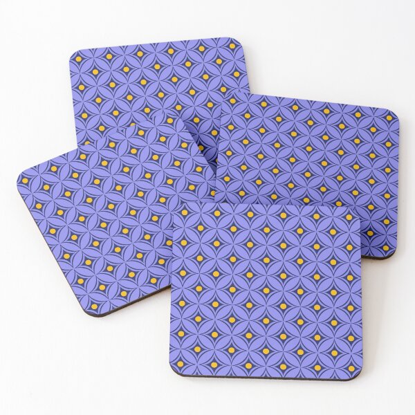 Item preview, Elegant Retro Geometric Pattern - Vibrant Mid-Century Seamless Print. designed and sold by KojourinArt.