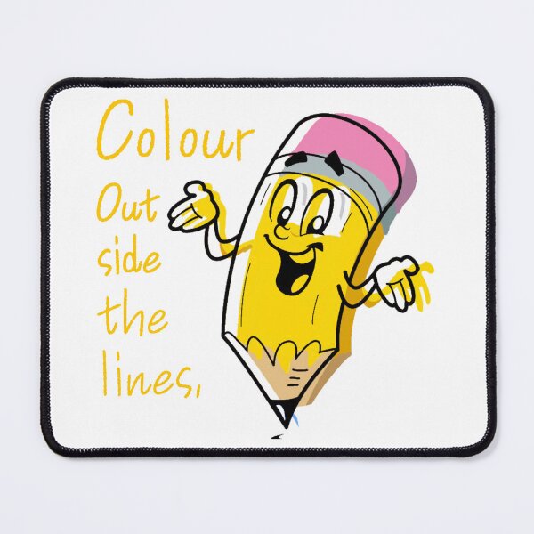 Item preview, Colour Outside the Lines – Inspirational Artistic designed and sold by masked-mumbler.