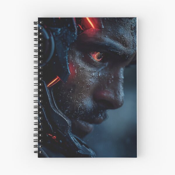 Item preview, Futuristic Robot Human Hybrid Face Concept designed and sold by cyberartmaker.