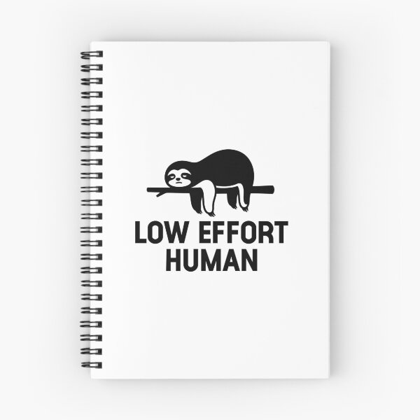 Item preview, Low Effort Human Funny Lazy Sloth designed and sold by designclub.